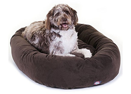 Majestic pet suede bagel dog bed Majestic pet suede bagel dog bed