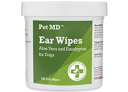 Pet MD - Dog Ear Cleaner Wipes Pet MD - Dog Ear Cleaner Wipes