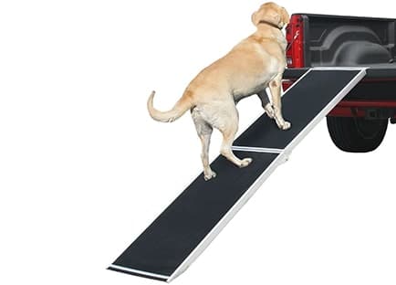 Rage Powersports Folding Aluminum Pet Ramp Dog Ramps for Car Side Doors - Rage Powersports Folding Aluminum Pet Ramp